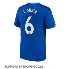 Chelsea Thiago Silva #6 Hemma Matchtröja 2022-23 Kortärmad